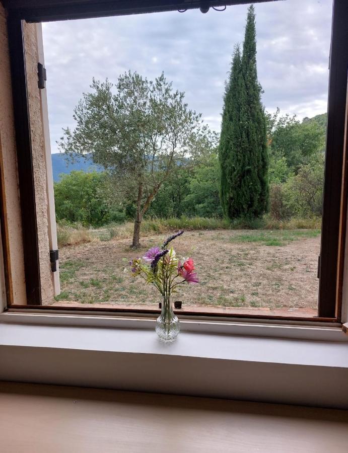 Logement D'Exception Pres Du Colorado Provencal Dans Une Residence Au Calme Avec Piscine Offrant Une Vue Imprenable Sur Le Luberon Depuis Sa Terrasse Viens 外观 照片