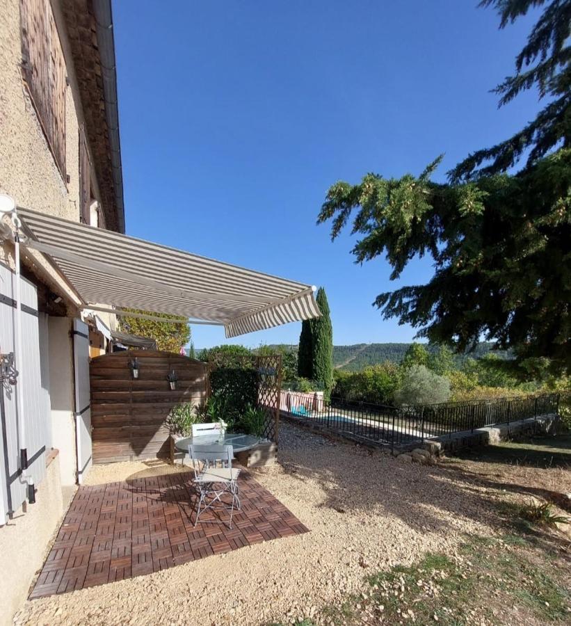 Logement D'Exception Pres Du Colorado Provencal Dans Une Residence Au Calme Avec Piscine Offrant Une Vue Imprenable Sur Le Luberon Depuis Sa Terrasse Viens 外观 照片