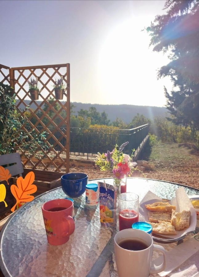 Logement D'Exception Pres Du Colorado Provencal Dans Une Residence Au Calme Avec Piscine Offrant Une Vue Imprenable Sur Le Luberon Depuis Sa Terrasse Viens 外观 照片